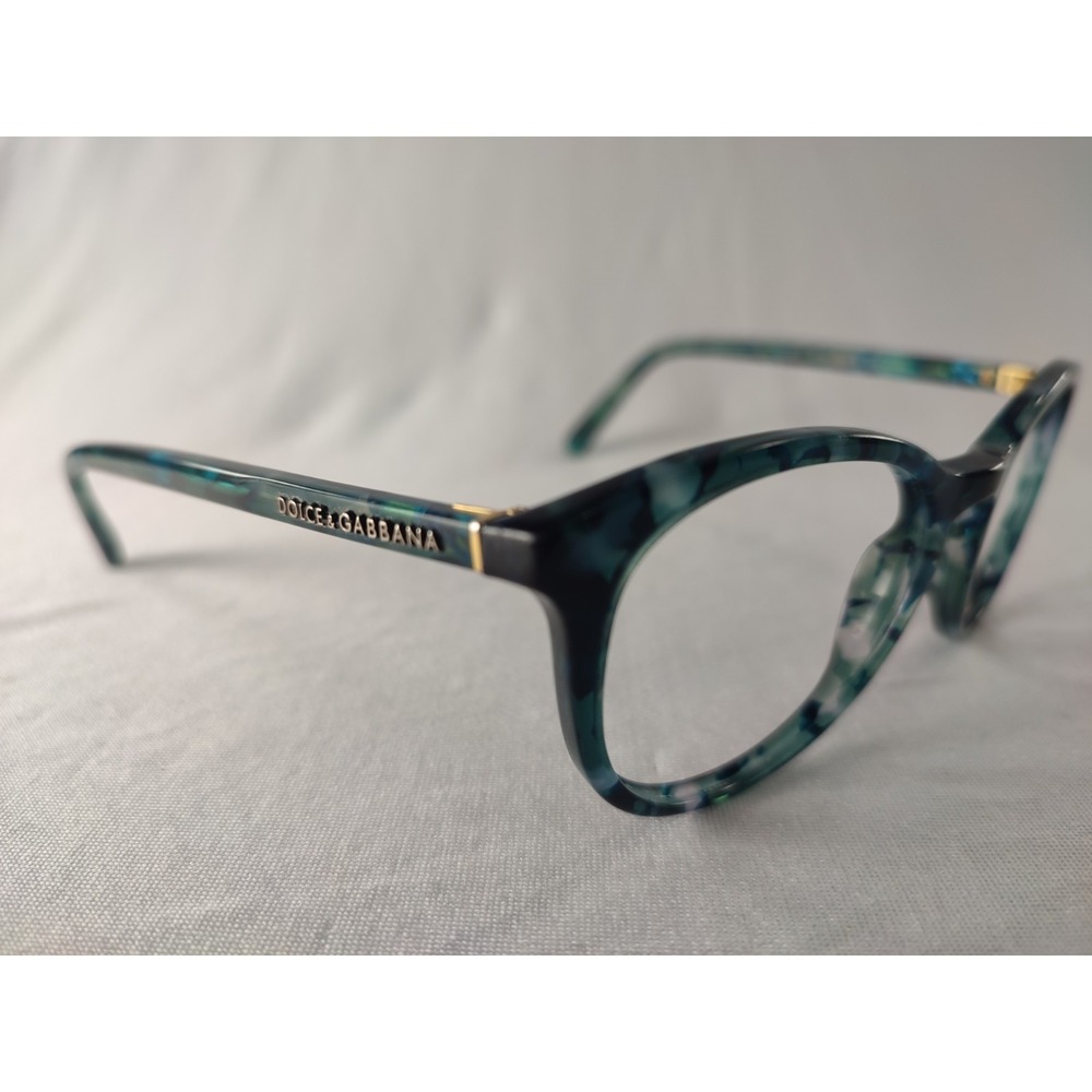 Dolce & Gabbana DG 3223 2911 Teal Marble Blue Green Eyeglass Frames 47-18-140